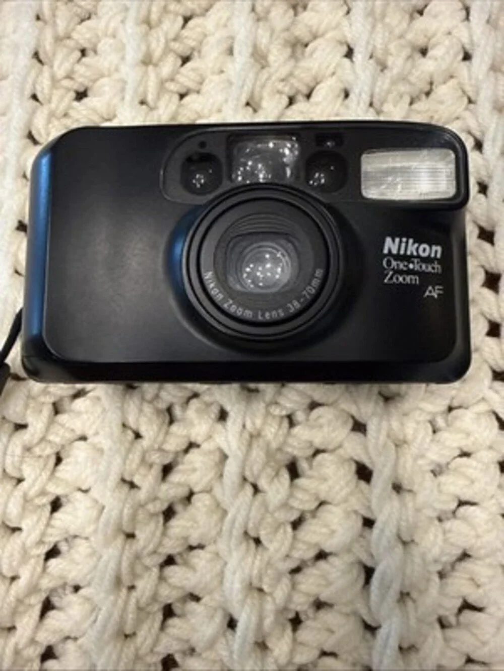 NIKON One-Touch Zoom AF 35mm Film Camera 38-70mm Point & Shoot Tested